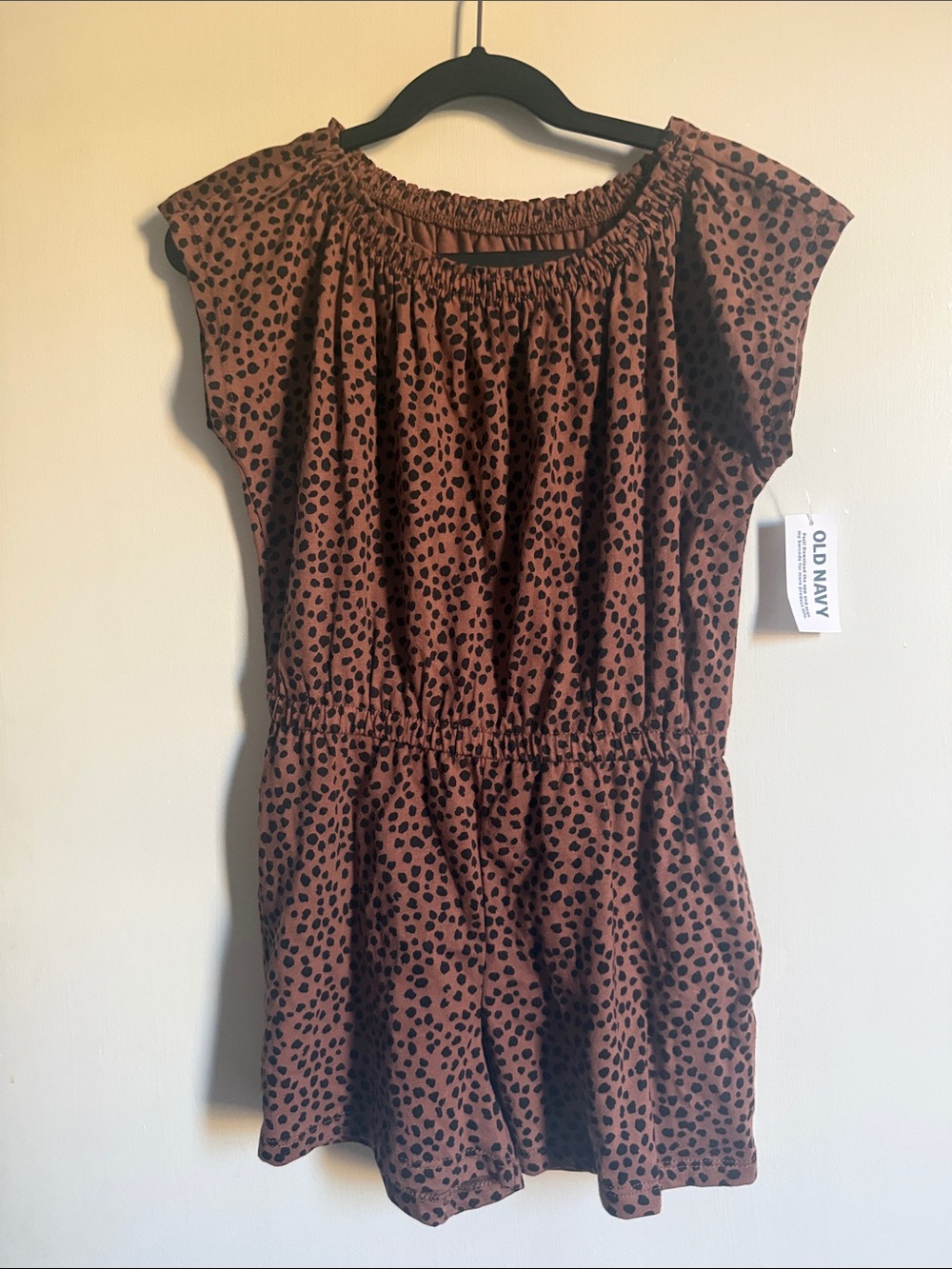 Old Navy Leopard Romper